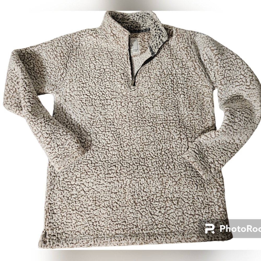 J America vintage sharpa pullover.  Womens XL
